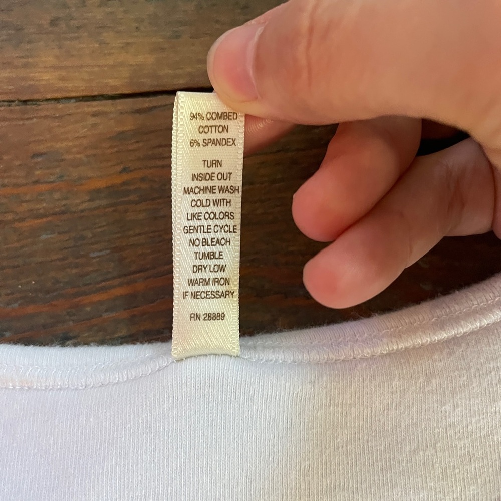 Necessitees Elevated Basic White Crew Neck T Shir… - image 8